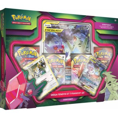 Coffret 4 Boosters Pokmon Mga-Tnfix et Tyranocif-Gx