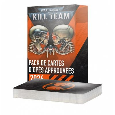 Ds et Gemmes Warhammer 40.000 Warhammer 40.000 - Kill team : Pack de Cartes d'Ops approuves (2024)