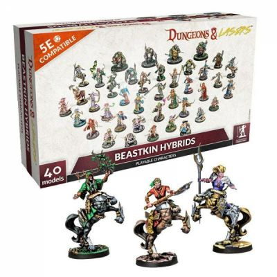 Figurine Jeu de Rle Dungeon & Lasers - Beastkin hybrids (Playable Characters)