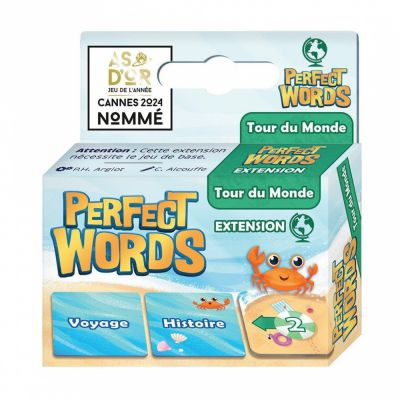 Jeu de Cartes Coopration Perfect Words - Tour du Monde