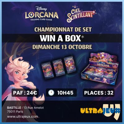 Evnements Lorcana Championnat de Set : Ciel Scintillant - Dimanche 20 Octobre 2024  10h45 - Bastille