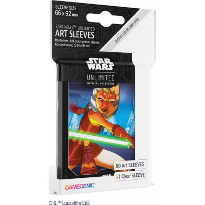 Protges Cartes Standard Star Wars Unlimited Art Sleeves - Ahsoka Tano par 60