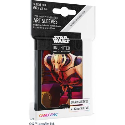 Protges Cartes Standard Star Wars Unlimited Art Sleeves - General Grievous par 60