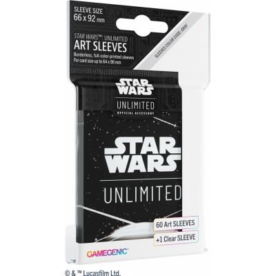 Protges Cartes Standard Star Wars Unlimited Art Sleeves - Card Back White par 60