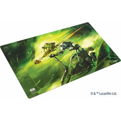 Tapis de Jeu et Wall Scroll Star Wars Unlimited Game Mat - Speeder Bike Chase