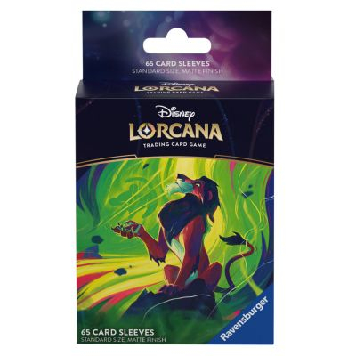 Protges Cartes Standard Lorcana Sleeves Lorcana : Scar