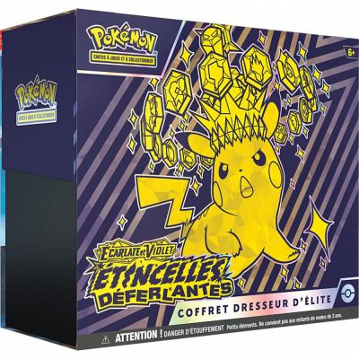 ETB - Coffret Dresseur d'Elite Pokmon EV08 Ecarlate et Violet - tincelles Dferlantes - Dresseur d'Elite