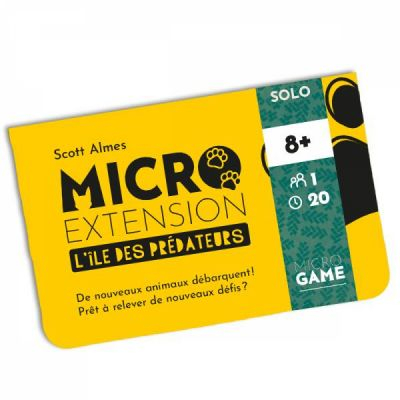 Jeu de Cartes Gestion Microgame - L' ile des prdateurs - Micro Extension