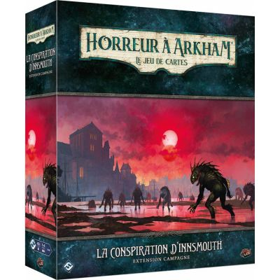 Deck-Building Aventure Horreur  Arkham - Extension : La Conspiration d'Innsmouth - Extension Campagne