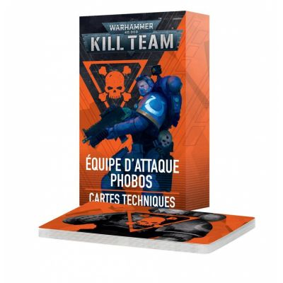 Ds et Gemmes Warhammer 40.000 Warhammer 40.000 - Kill team : Equipe d'Attaque Phobos (Cartes Techniques)