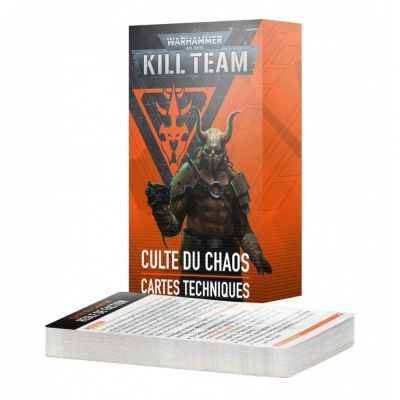 Ds et Gemmes Warhammer 40.000 Warhammer 40.000 - Kill team : Culte du Chaos (Cartes Techniques)