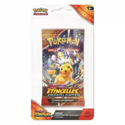 Booster Franais sous Blisters Pokmon EV08 - Ecarlate et Violet - tincelles Dferlantes (En Blister)