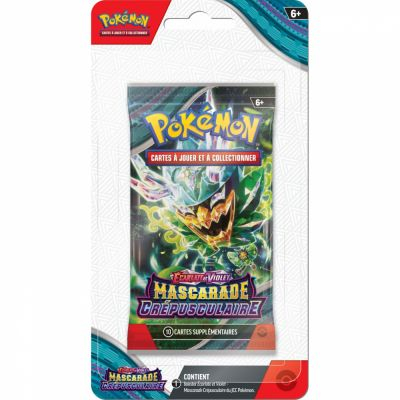 Booster Franais sous Blisters Pokmon EV06 - Ecarlate et Violet - Mascarade Crpusculaire - Blister