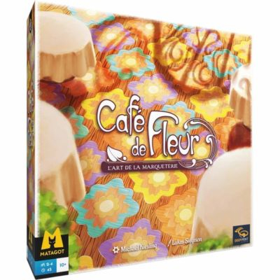 Jeu de Plateau  Caf de Fleur : L'art de la Marqueterie