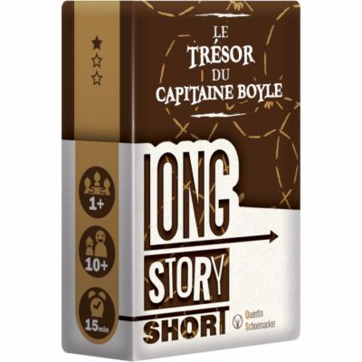 Jeu de Cartes Enqute Long Story Short - Le trsor du capitaine Boyle