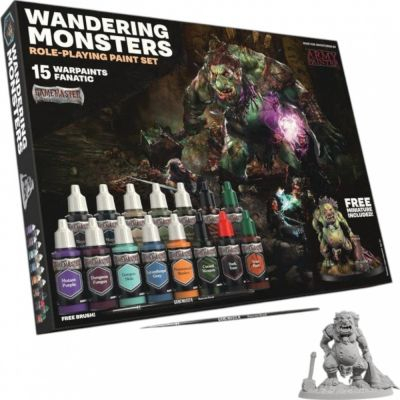  Figurine Army Painter - Game Master Wandering Monsters - Kit de peinture - Role-playing Paint Set 