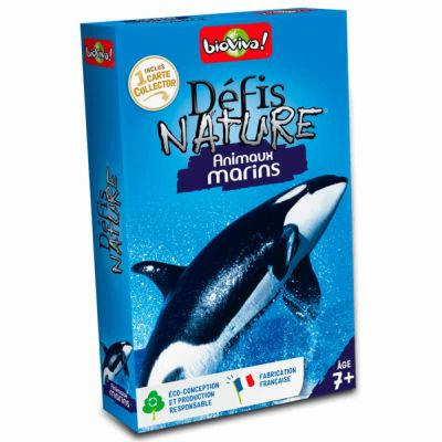 Jeu de Cartes Enfant Dfis Nature : Animaux Marins