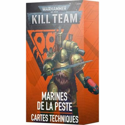 Ds et Gemmes Warhammer 40.000 Warhammer 40.000 - Kill team : Marines de la Peste (Cartes Techniques)