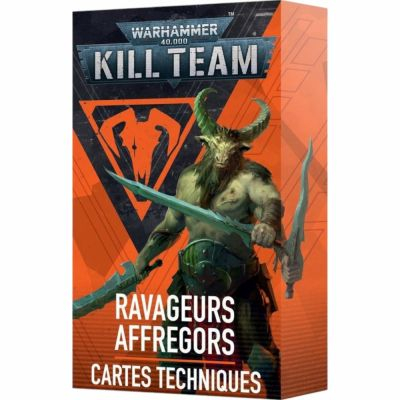 Ds et Gemmes Warhammer 40.000 Warhammer 40.000 - Kill team : Ravageurs Affregors (Cartes Techniques)