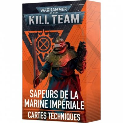 Ds et Gemmes Warhammer 40.000 Warhammer 40.000 - Kill team : Sapeurs de la Marine Impriale (Cartes Techniques)