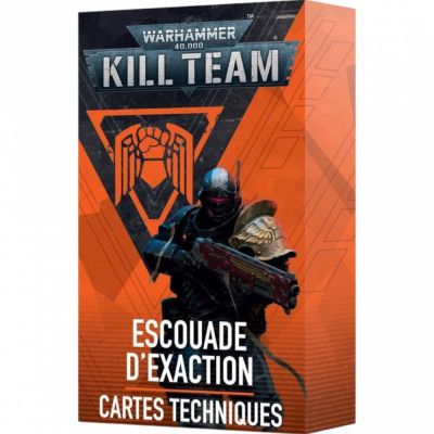 Ds et Gemmes Warhammer 40.000 Warhammer 40.000 - Kill team : Escouade D'Exaction (Cartes Techniques)