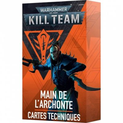 Ds et Gemmes Warhammer 40.000 Warhammer 40.000 - Kill team : Main de l'Archonte (Cartes Techniques)