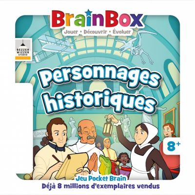 Jeu de Cartes Rflexion BrainBox Pocket : Personnages Historiques