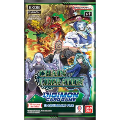 Booster Anglais Digimon Card Game Booster EX08 - Chain of Liberation