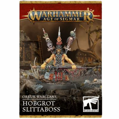 Figurine Warhammer Age of Sigmar Warhammer Age of Sigmar - Orruk Warclans : Hobgrot Stillaboss - Boss Egorgeur Hobgrot