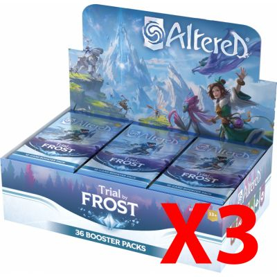 Boite de Boosters Anglais Altered Trial by Frost - Display de 36 Boosters - Lot de 3