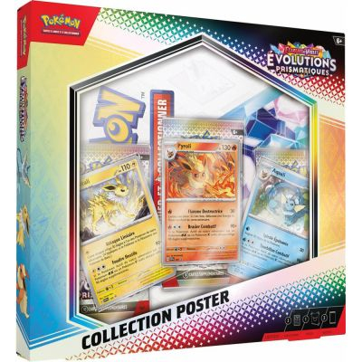 Coffret Pokmon EV8.5 Ecarlate et Violet - Evolutions Prismatiques - Collection Poster