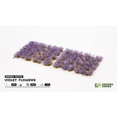   Gamer Grass : Dark Purple Flowers