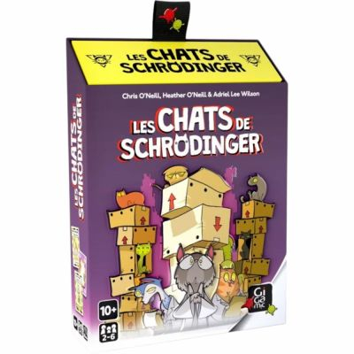 Jeu de Cartes Gigamic bote biseau Les Chats de Schrodinger (bote biseau)