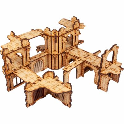 Jeu de Rle Figurine Tabletop Scenics - Savage Domain : Derelict Enclave