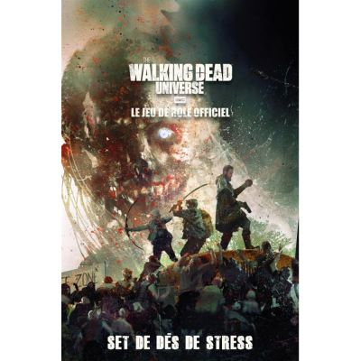 Ds et Gemmes Jeu de Rle The Walking Dead - Set de Ds de Stress