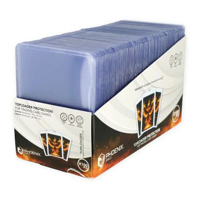 Protges Cartes Standard  Toploader  - Transparent - par 1000