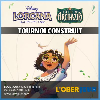 Evnements Lorcana Tournoi Construit Lorcana - Mardi 18 Mars 2025  19h30 - Oberkampf