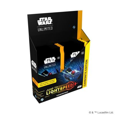 Boite de Boosters Anglais Star Wars Unlimited Jump to Lightspeed Carbonite - Display de 12 Boosters