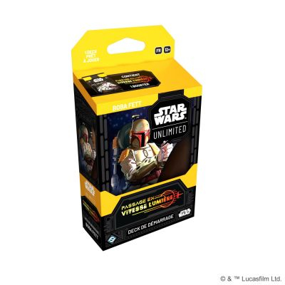 Deck de Demarrage Star Wars Unlimited Passage en Vitesse Lumire : Boba Fett