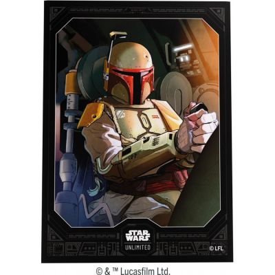 Protges Cartes Standard Star Wars Unlimited Art Sleeves Card - Boba Fett