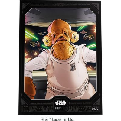 Protges Cartes Standard Star Wars Unlimited Art Sleeves Card - Admiral Ackbar