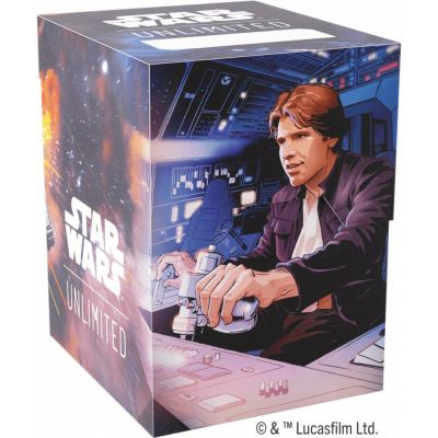 Deck Box et Rangement Star Wars Unlimited Soft Crate : Han Solo/Millenium Falcon