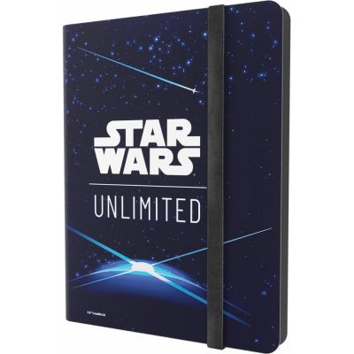 Portfolio A4 - 9 cases Star Wars Unlimited Casual Album - 360 cases - Card Back Bleu