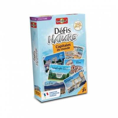 Jeu de Cartes Enfant Dfis Nature : Capitales du monde