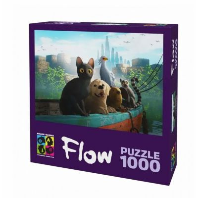 Rflxion Rflexion Puzzle Flow 1000 pices : Animaux sur le bteau