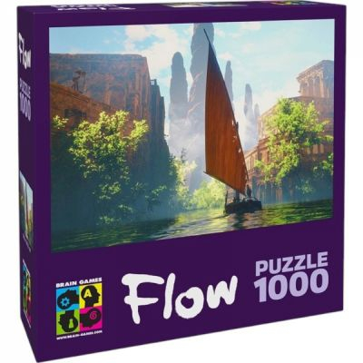 Rflxion Rflexion Puzzle Flow 1000 pices : Bteau paysage