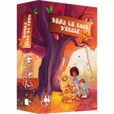 Jeu de Cartes Enfant Dans la Cour d'cole