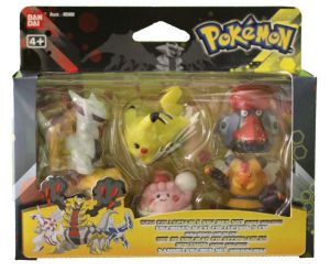 Figurines Lot De 6 Figurine Pokémon Noir & Blanc - Zekrom Overdrive Pokémon  - UltraJeux