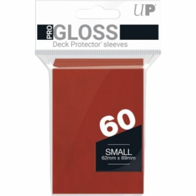 Protges Cartes Format JAP  Sleeves Ultra-pro Mini Par 60 Rouge (Red) - GLOSS