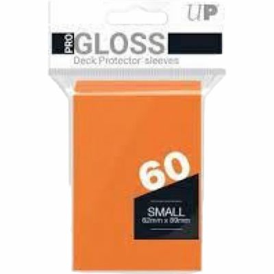 Protges Cartes Format JAP  Sleeves Ultra-pro Mini Par 60 Orange - GLOSS